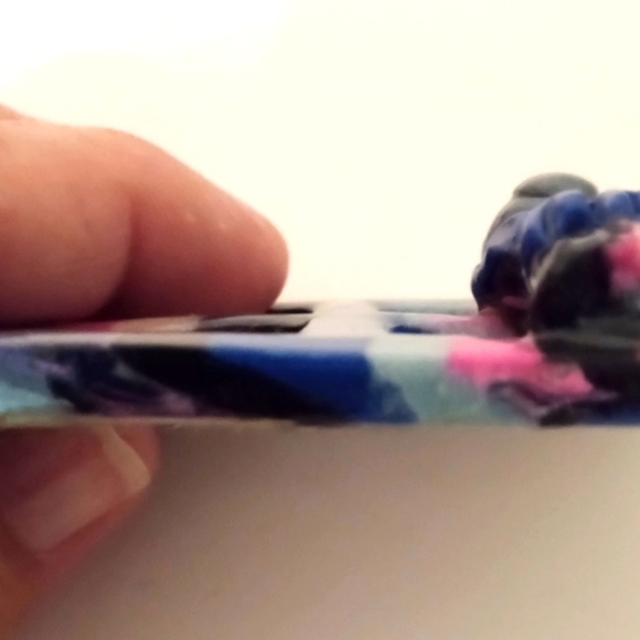 Mixed Media Art Pin Girl At The Window Handmade By Jewish Home for Aged VINTAGE - Picture 5 of 6